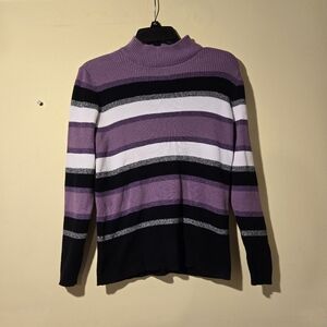 Women's Karen Scott Pullover Crew Neck Sweater.